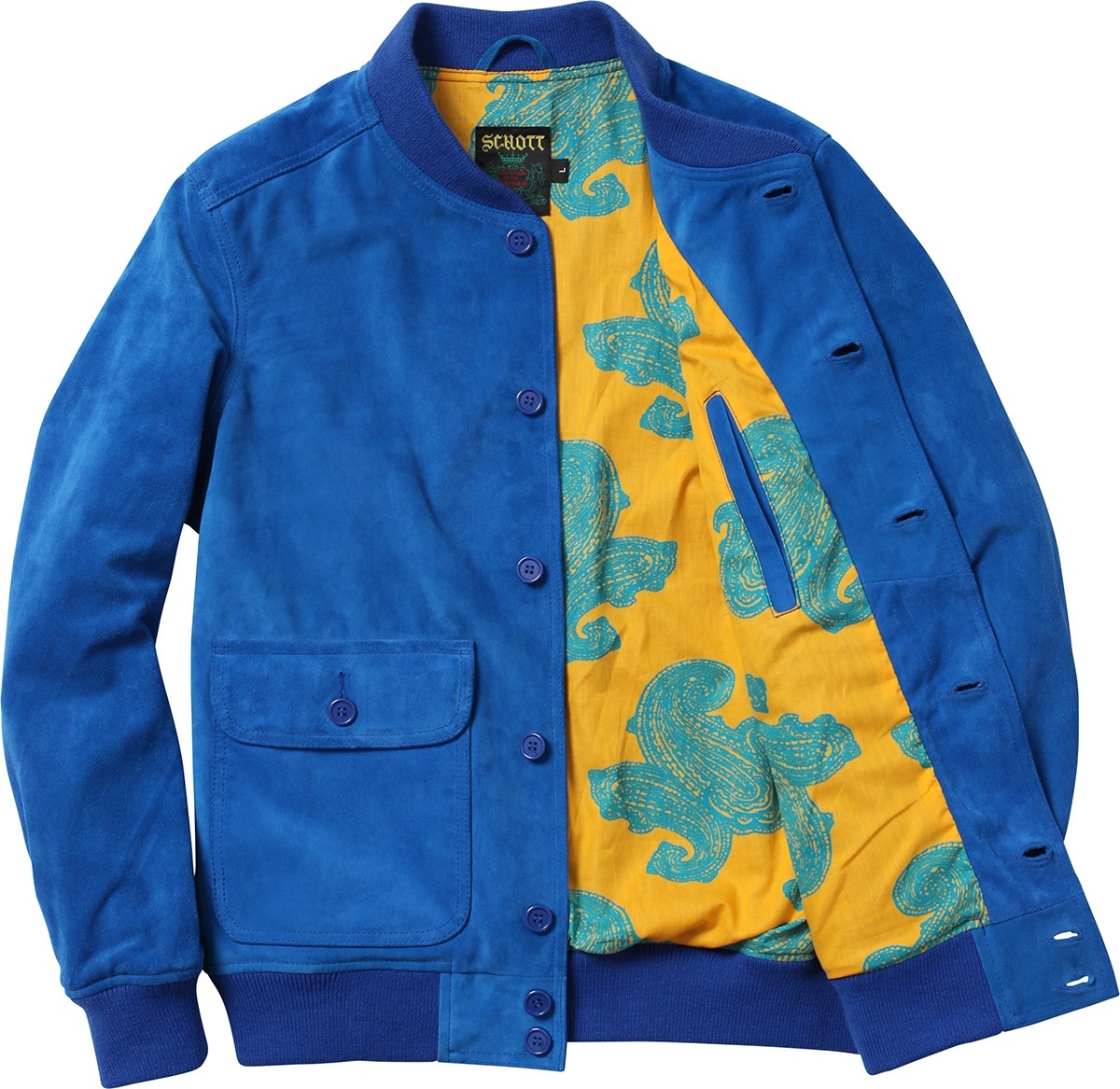 Supreme/Schott® Suede Bomber Jacket view 3